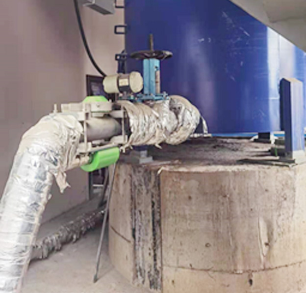 Na-22放射性儀表充填攪拌罐出口管道密度測量案例(圖1)