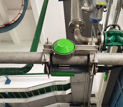 Na-22放射性儀表攪拌倉(cāng)泵后管道密度測(cè)量(圖2)