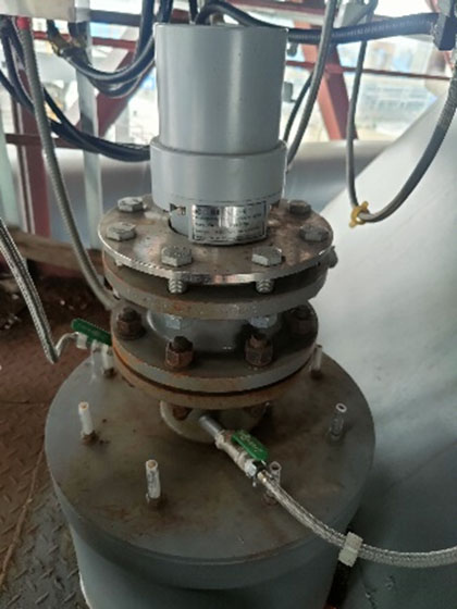 利馬克高溫雷達、高溫開關(guān)、化工公司工況案例(圖2)