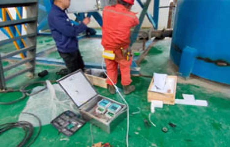 Na-22放射性儀表金礦充填攪拌桶下管道濃度測(cè)量工況案例
